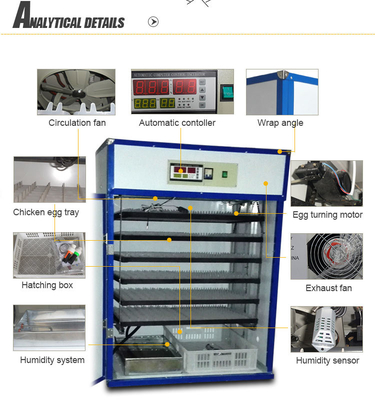 কেনা সম্পূর্ণ স্বয়ংক্রিয় চিকস ইনকিউবেটর মেশিন 3000 ডিম ইনকিউবেটর online manufacture